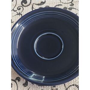 Homer Laughlin Deep Navy Ceramic Saucer